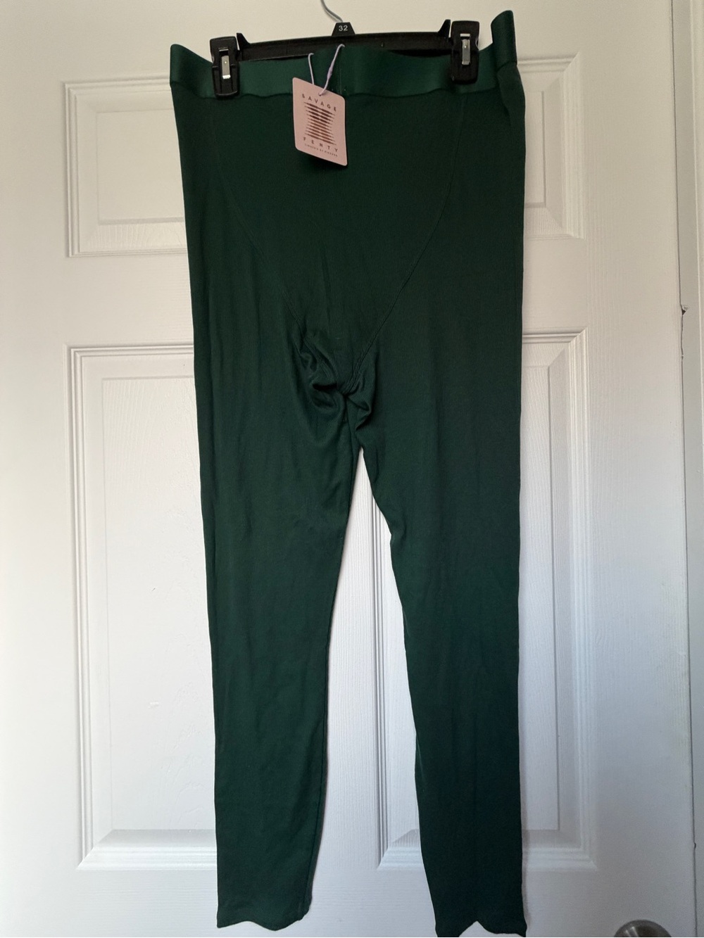 Savage X Fenty Deep Green High-Waist Leggings